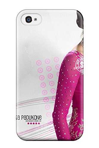 A smartphone case featuring a person wearing a pink, sequined long-sleeved garment.