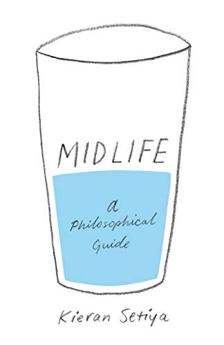 Book cover featuring a hand-drawn glass half-filled with blue liquid and title text.