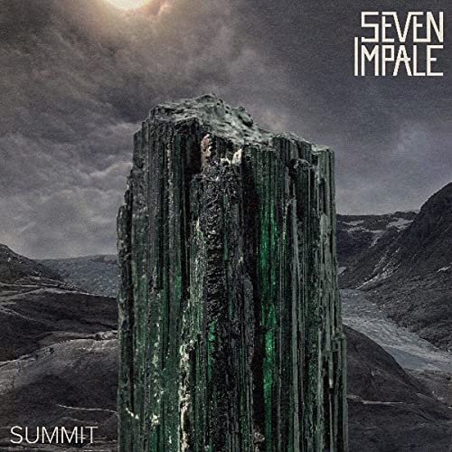 CD cover: large green crystal formation against a mountainous, cloudy sky.