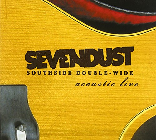 Sevendust album cover, yellow background, with band name and title text.