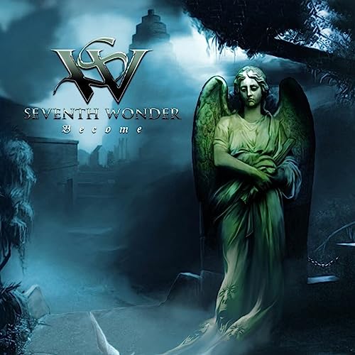 CD cover for Seventh Wonder’s “Become” featuring a winged figure.