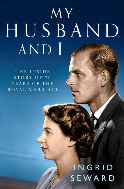 Book cover featuring portraits of Queen Elizabeth II and Prince Philip.