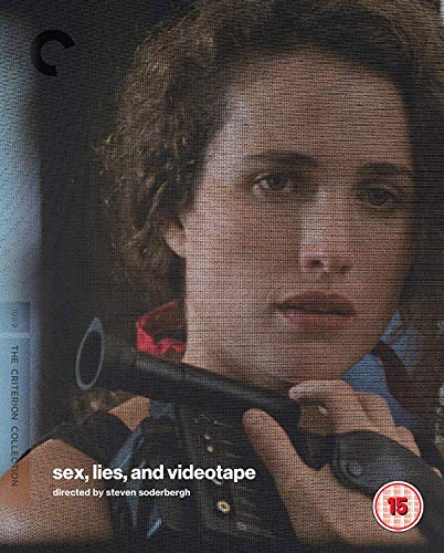 Blu-ray cover for "Sex, Lies and Videotape" featuring a woman’s portrait.