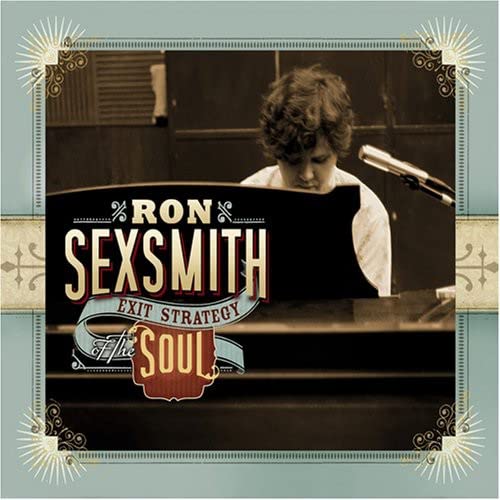 CD cover for Ron Sexsmith’s “Exit Strategy Of The Soul” featuring a portrait.