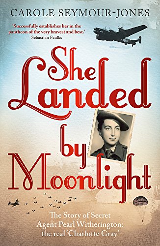 Book cover featuring a portrait of Pearl Witherington, a WWII secret agent.