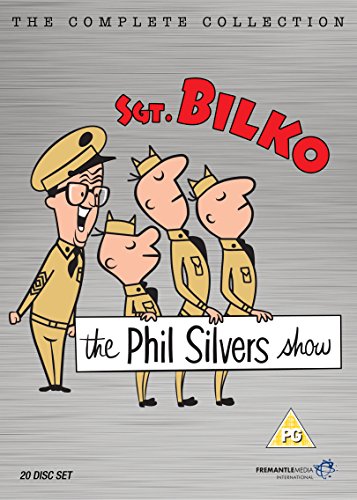 DVD cover for "Sgt. Bilko," featuring cartoon soldiers in uniform.