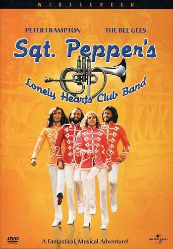 DVD cover for "Sgt. Pepper's Lonely Hearts Club Band" musical film.
