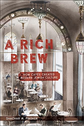 Book cover depicting a vintage cafe interior with people reading.