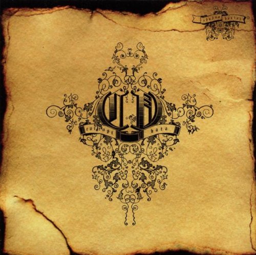 CD cover for “Shadow Huntaz - Corrupt Data” with ornate, dark floral design.