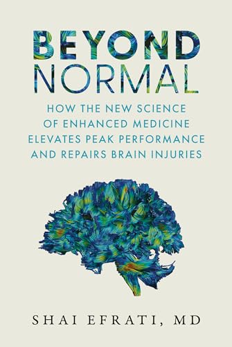 Book cover with blue and green text and an illustration of a brain.