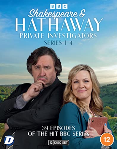 Blu-ray cover for Shakespeare & Hathaway series 1-4 featuring the two main characters.