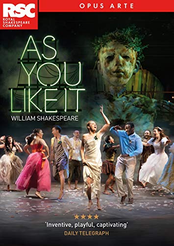 DVD cover for Shakespeare’s “As You Like It” stage production.