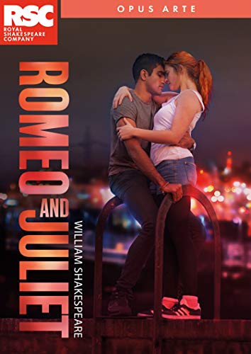 DVD cover for Shakespeare’s Romeo and Juliet, featuring the two lovers.