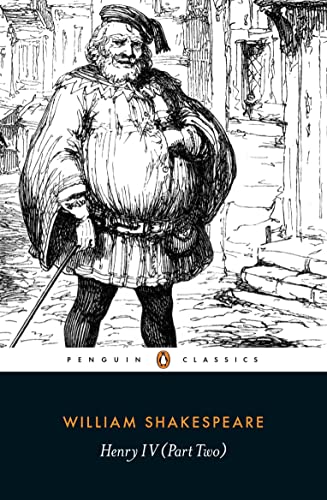 Book cover: sketch of Falstaff, title "Henry IV (Part Two)" below.