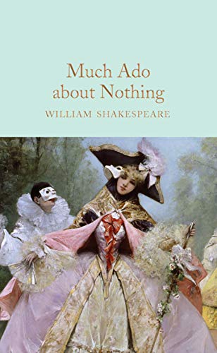 Book cover featuring a painting of people in masquerade costumes and gold text.