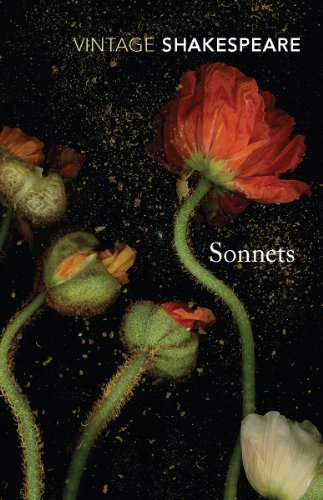 Book cover: Shakespeare’s Sonnets, Vintage Classics edition, with poppy flowers.
