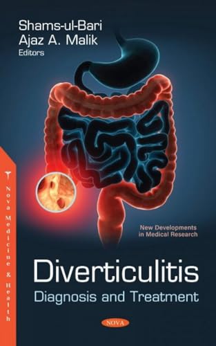 Book cover illustrating the human digestive system, titled "Diverticulitis.