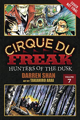 Manga cover featuring three characters and the title "Cirque Du Freak.