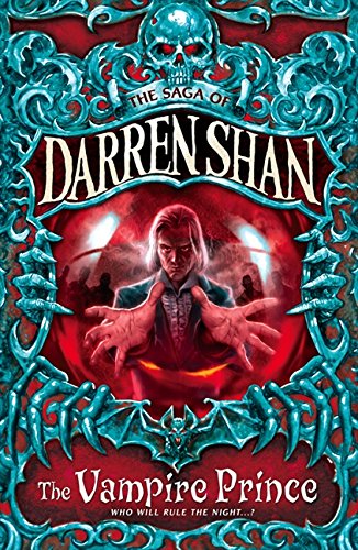 Book cover: red and teal design, vampire with outstretched hands, skull motif.