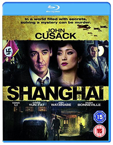 Blu-ray cover for the film Shanghai featuring John Cusack and Gong Li.