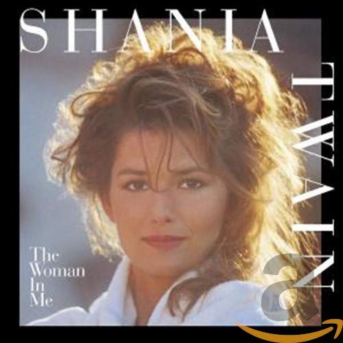 Shania Twain portrait on the album cover for The Woman In Me.