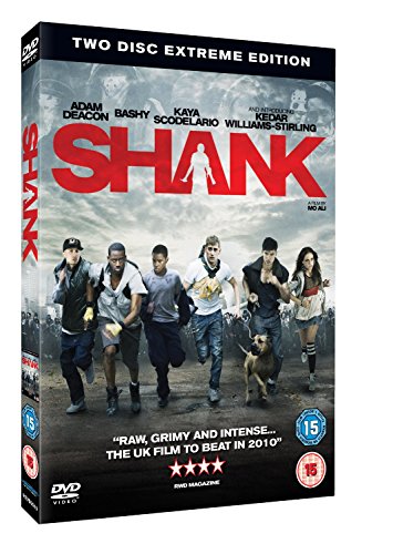 DVD cover for the film Shank featuring a group of people running outdoors.