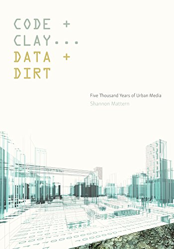 Book cover with title "Code + Clay... Data + Dirt" and a digital cityscape.