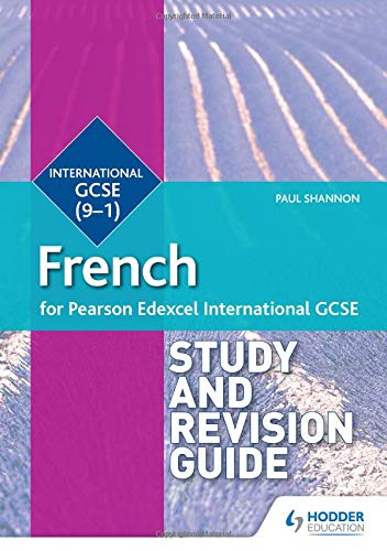 Pearson Edexcel International GCSE French Study and Revision Guide book cover.