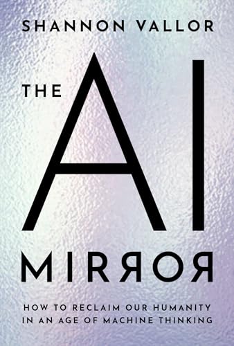 Book cover with large, stylized “AI” and title “The AI Mirror.”