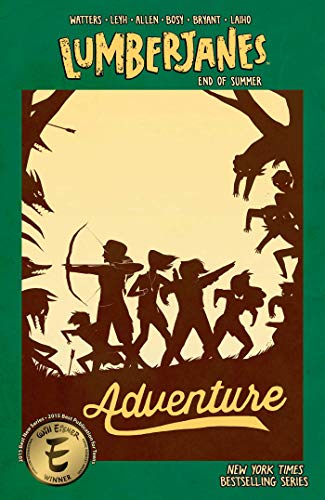 Lumberjanes Vol. 20 cover: silhouetted figures on an adventure.
