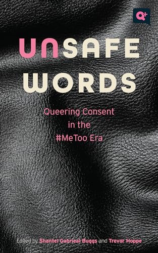 Book cover: "Unsafe Words" with black leather texture background.