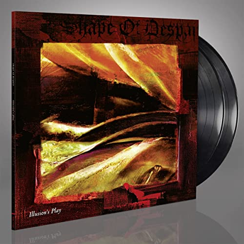Vinyl record for Shape Of Despair’s “Illusion’s Play” with abstract cover art.