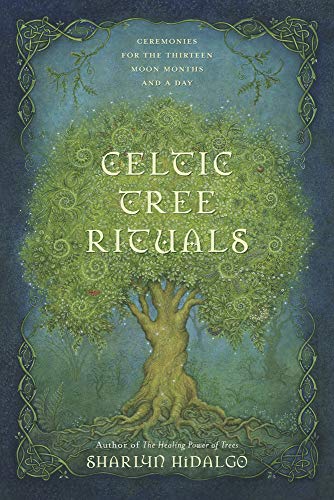 Book cover featuring a lush, detailed illustration of a Celtic tree.