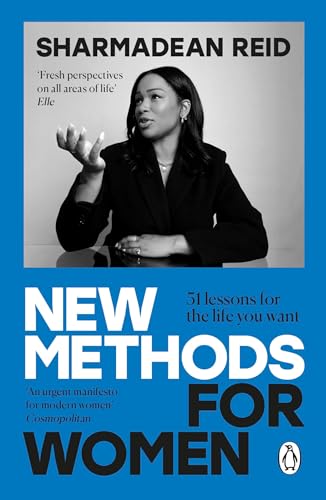 Book cover for New Methods for Women by Sharmadean Reid featuring her black-and-white portrait.