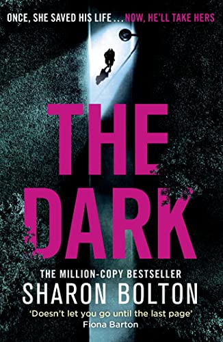 Book cover for "The Dark" featuring a silhouetted figure under a streetlight.