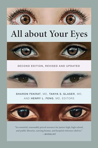 Book cover featuring close-ups of diverse eyes, titled “All about Your Eyes.”