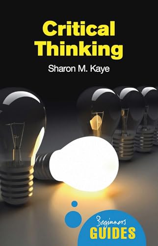 Book cover: “Critical Thinking” with lightbulbs and a blue label.