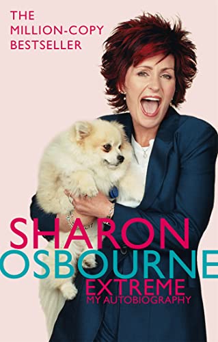 Sharon Osbourne holds a fluffy white dog on the book cover.