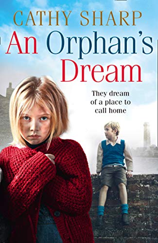 Book cover: young girl in red sweater, two children, brick wall.