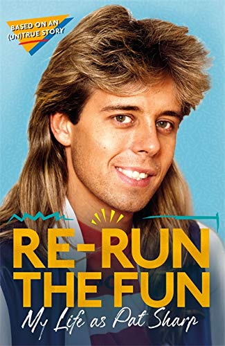 Book cover featuring Pat Sharp with a distinctive hairstyle and bold yellow text.