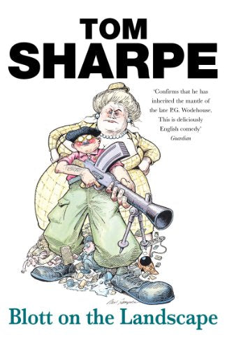 Book cover featuring a cartoon of a woman standing behind a man holding a gun.