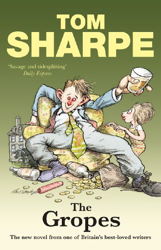 Book cover: cartoon of a man with a drink and a woman, titled "The Gropes".