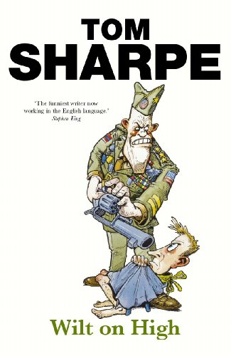 Book cover: cartoon illustration of a man holding another prone figure.