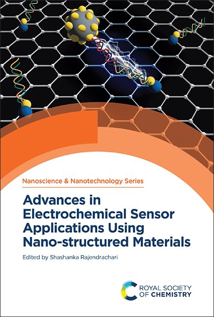 Book cover depicting nanoscale structures and text: "Advances in Electrochemical Sensor Applications.