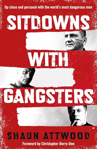 Book cover featuring portraits of three men, titled "Sitdowns with Gangsters.