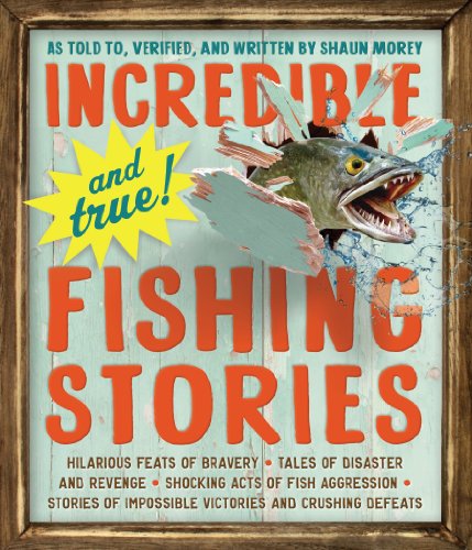 Book cover showing a fish bursting through a light blue wooden wall.