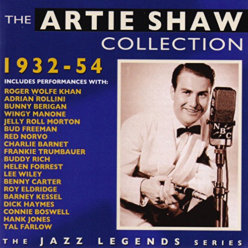 CD cover for "The Artie Shaw Collection 1932-54" featuring Shaw’s portrait.