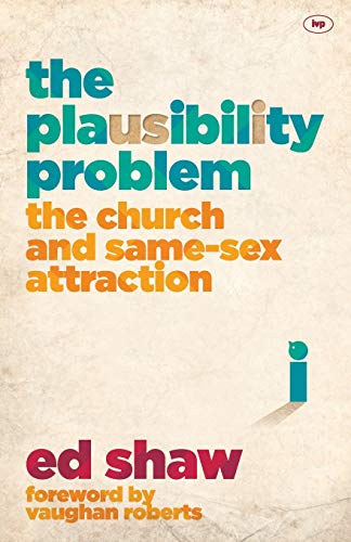 Book cover with the title The Plausibility Problem by Ed Shaw on textured paper.