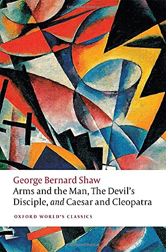 Book cover with abstract geometric art and author name, George Bernard Shaw.