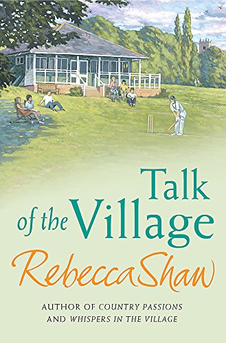 Book cover: village scene with people playing croquet and relaxing.